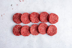 Grass-Fed Beef Burgers