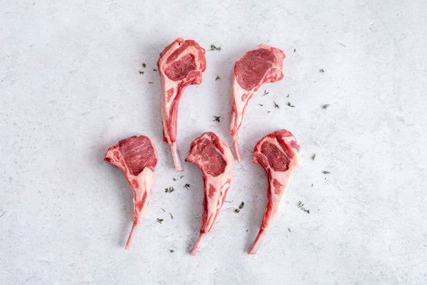 Grass-Fed Premium Lamb Chops (600g)